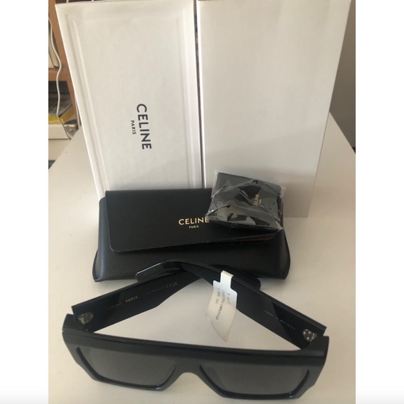 CELINE 60MM Flat-Top Square Sunglasses - Picture 3 of 9